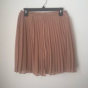 LC Lauren Conrad Pleated Brown Skirt size 6
